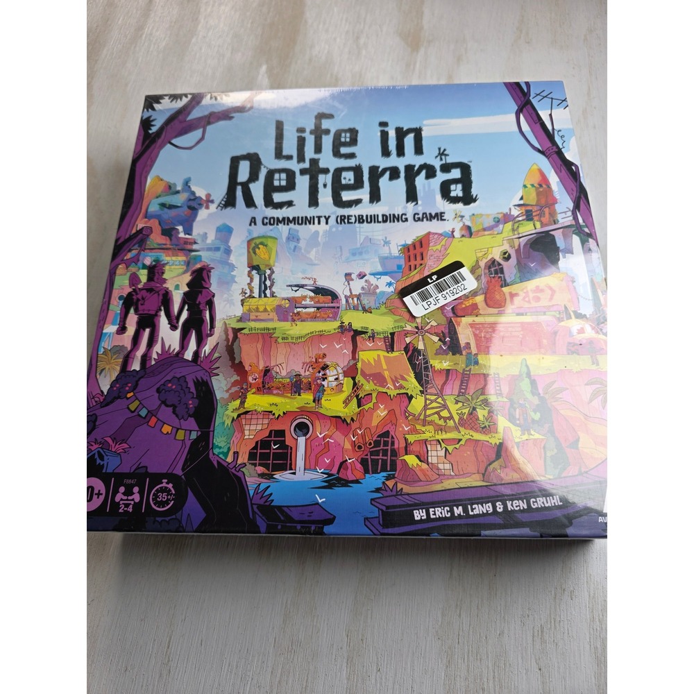 Life in Reterra Board Game Avalon Hill Hasbro Community Building Strategy New